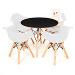 CONJ-EAMES-KIDS-PRETA-4-CEDEIRAS-COM-BRACO-BRANCO