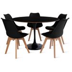 mesa_saarinen_120_5_cadeiras_leda_1_preto