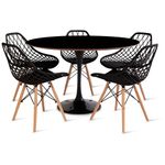 mesa_saarinen_120cm_5_cadeiras_kaila_1_preta