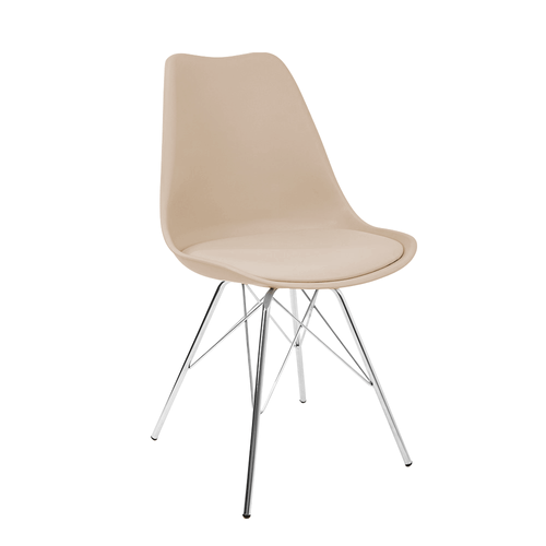 Cadeira Eames Leda Fendi Tower Cromada