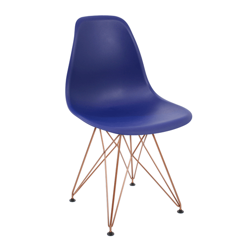 Cadeira Eames Azul Bic Dsr Cobre