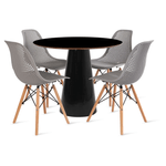1CONJUNTO-MESA-CONE-PRETA-COM-4-CADEIRAS-COLMEIA-CINZA