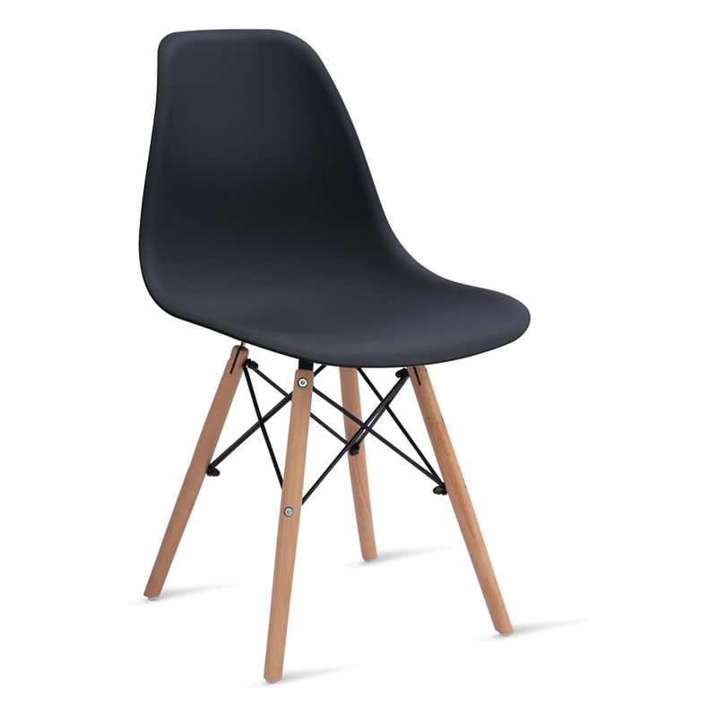 3CONJUNTO-MESA-CONE-PRETA-COM-4-CADEIRAS-EAMES-PRETA