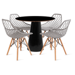 1CONJUNTO-MESA-CONE-PRETA-4-CADEIRAS-KAILA-CINZA