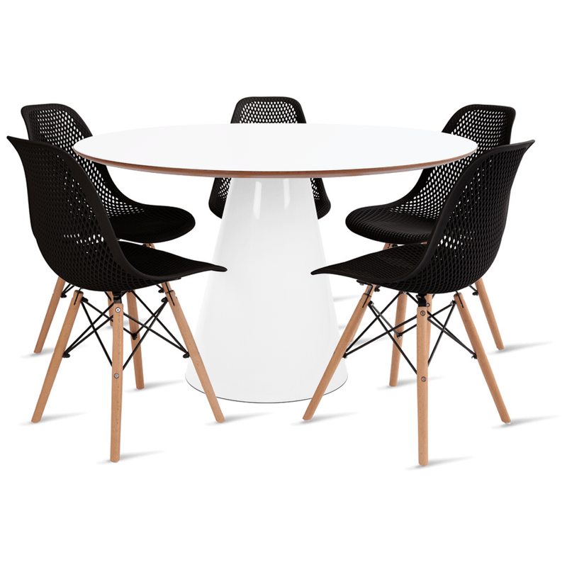 1CONJUNTO-MESA-CONE-BRANCA-COM-5-CADEIRAS-COLMEIA-PRETA