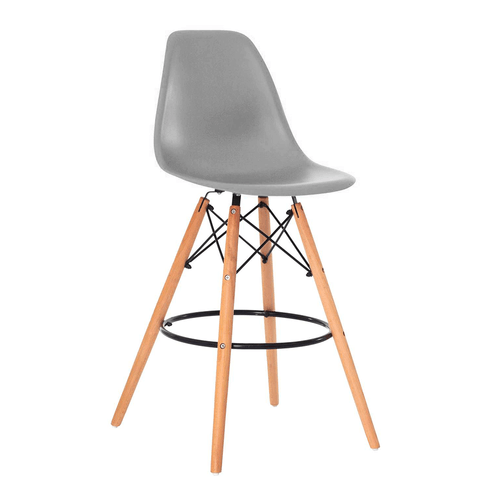 Banqueta Eames Cinza