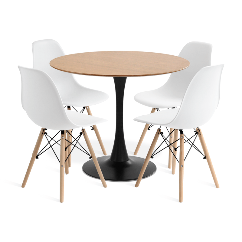 saarinen-basic-preta-freijo-4-cadeiras-eames-dsw-branca