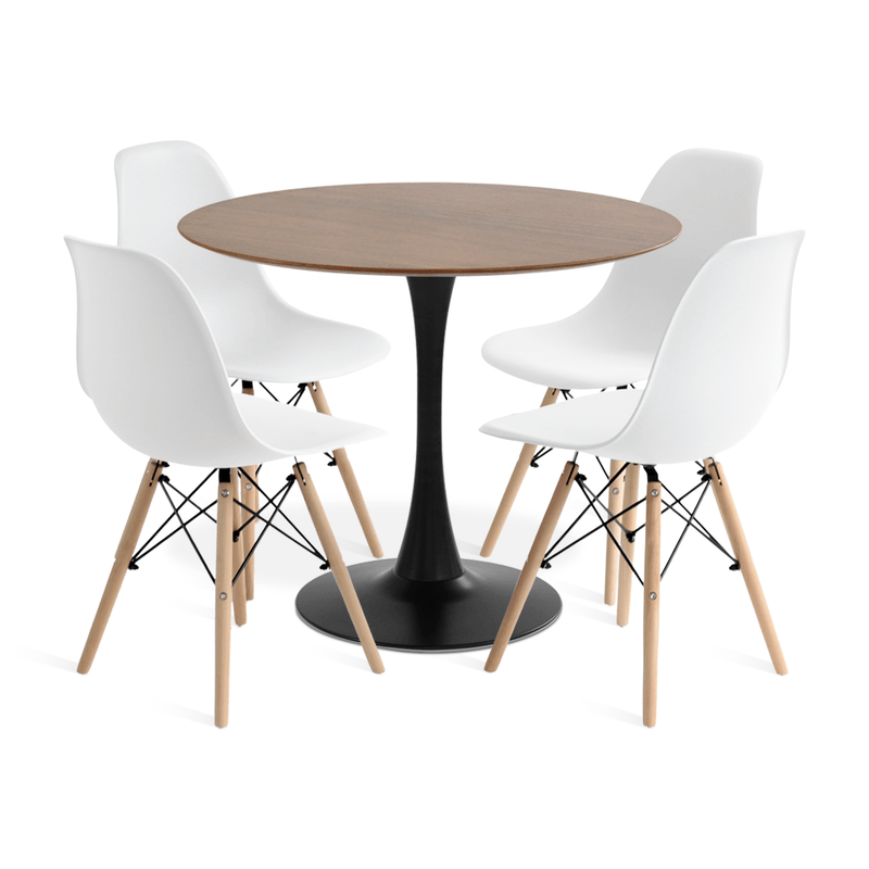 saarinen-basic-preta-imbuia-4-cadeiras-eames-dsw-branca