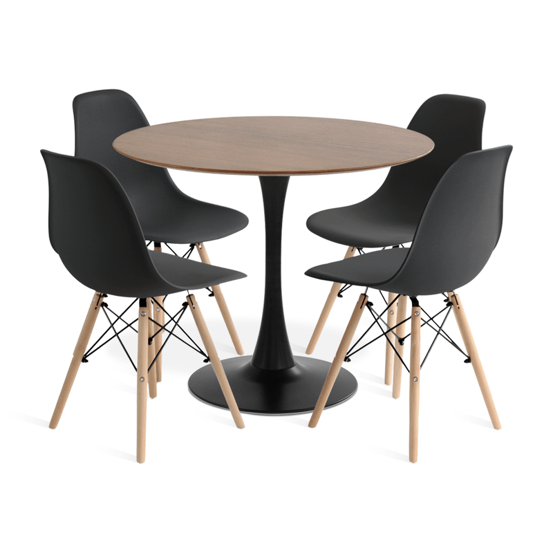 saarinen-basic-preta-imbuia-4-cadeiras-eames-dsw-preta