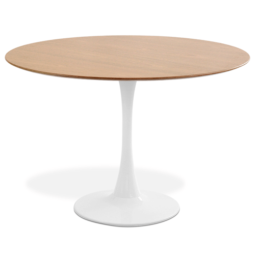 Mesa Saarinen Basic Branco E Freijó 110Cm