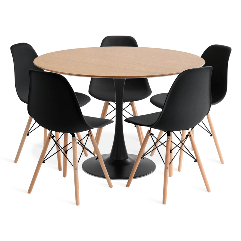 saarinen-basic-preta-freijo-5-cadeiras-eames-dsw-preta