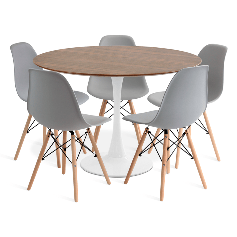 saarinen-basic-branca-pau-ferro-5-cadeiras-eames-dsw-cinza