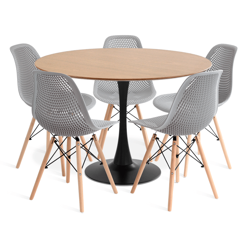 saarinen-basic-preta-freijo-5-cadeiras-colmaia-dsw-cinza