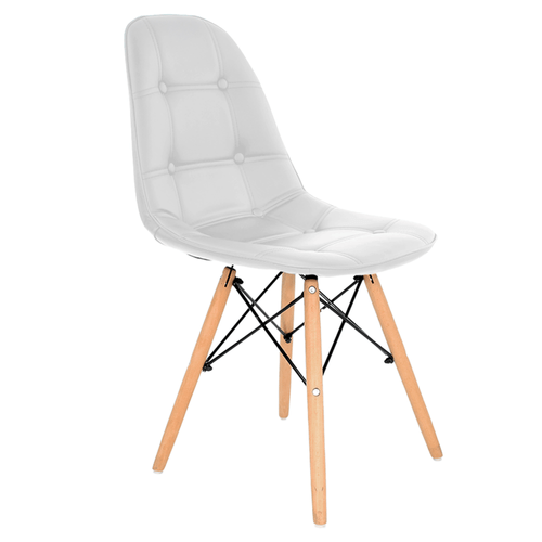 Cadeira Eames Dsw Botonê Branca