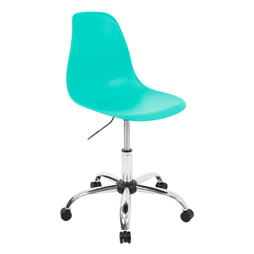 Cadeira Eames Office Verde Tiffany