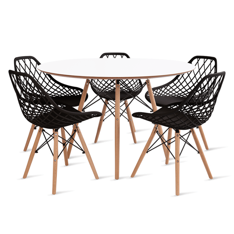 CONJUNTO-EAMES-DSW-MESA-110-CM-BRANCO-E-5-CADEIRAS-KAILA-PRETA