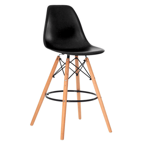 Banqueta Eames Preta