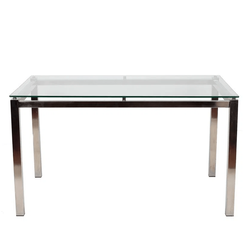 MESA-TUBULAR-CROMADA-–-TAMPO-DE-VIDRO-10MM-–-TAMANHO-180-X-90CM