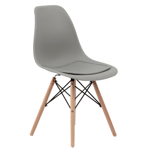 Cadeira Eames Dsw Cinza Com Assento