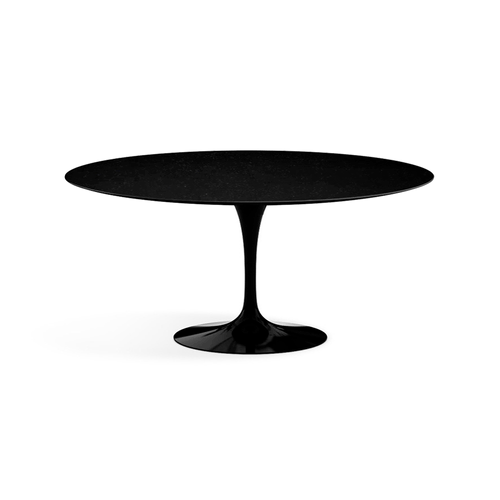 MESA SAARINEN SÃO GABRIEL REDONDA 70CM PRETA