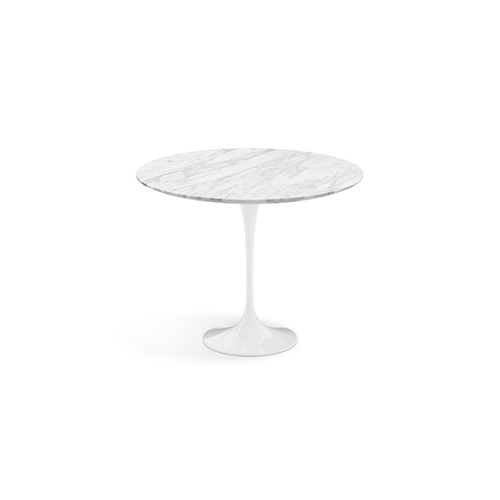 Mesa Saarinen Lateral Carrara 51Cm Branca