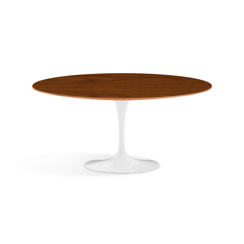 Mesa Saarinen Imbuia Redonda 107Cm Branca