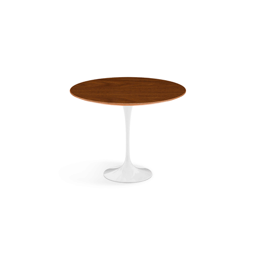 MESA SAARINEN LATERAL IMBUIA 51CM BRANCA