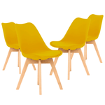 kit-cadeira-leda-amarela-4-unidades
