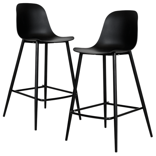 Kit Promocional 02 Banquetas Miami Média Preta