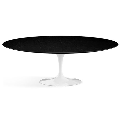 Mesa Saarinen São Gabriel Oval 137X80Cm Branca