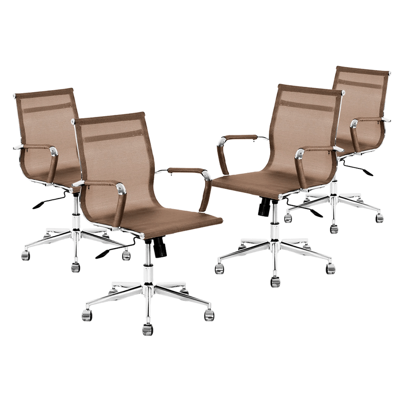 kit-cadeira-esteirinha-office-tela-mesh-4-unidades-cobre