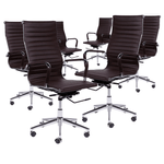 kit-cadeira-esteirinha-office-diretor-couro-6-unidades-marrom