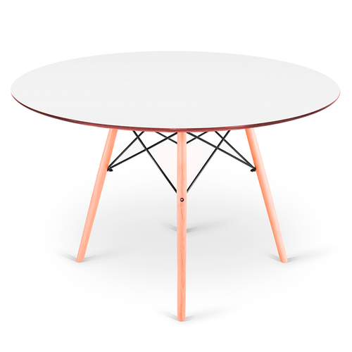 Mesa Eames Dsw 110Cm Branca Chanfrada