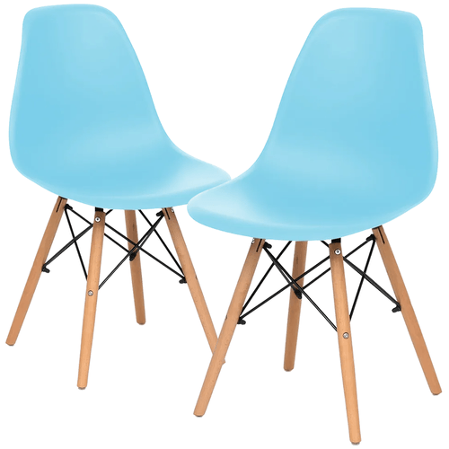 Kit Promocional 02 Cadeiras Eames Dsw Azul