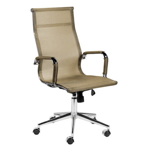 Cadeira Diretor Esteirinha Office - Tela Mesh Cobre