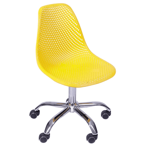 Cadeira Colmeia Office Amarela
