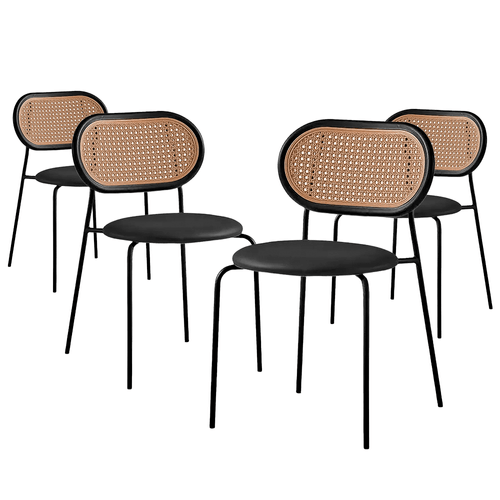 Kit Promocional 04 Cadeiras Velvet Preta