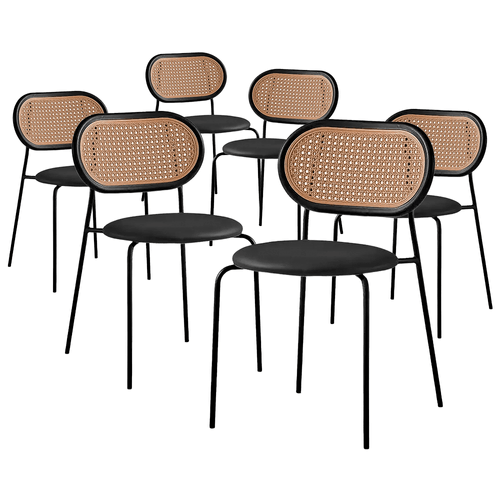 Kit Promocional 06 Cadeiras Velvet Preta