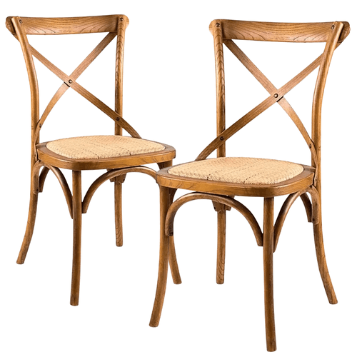 Kit Promocional 02 Cadeiras Katrina Cross Natural