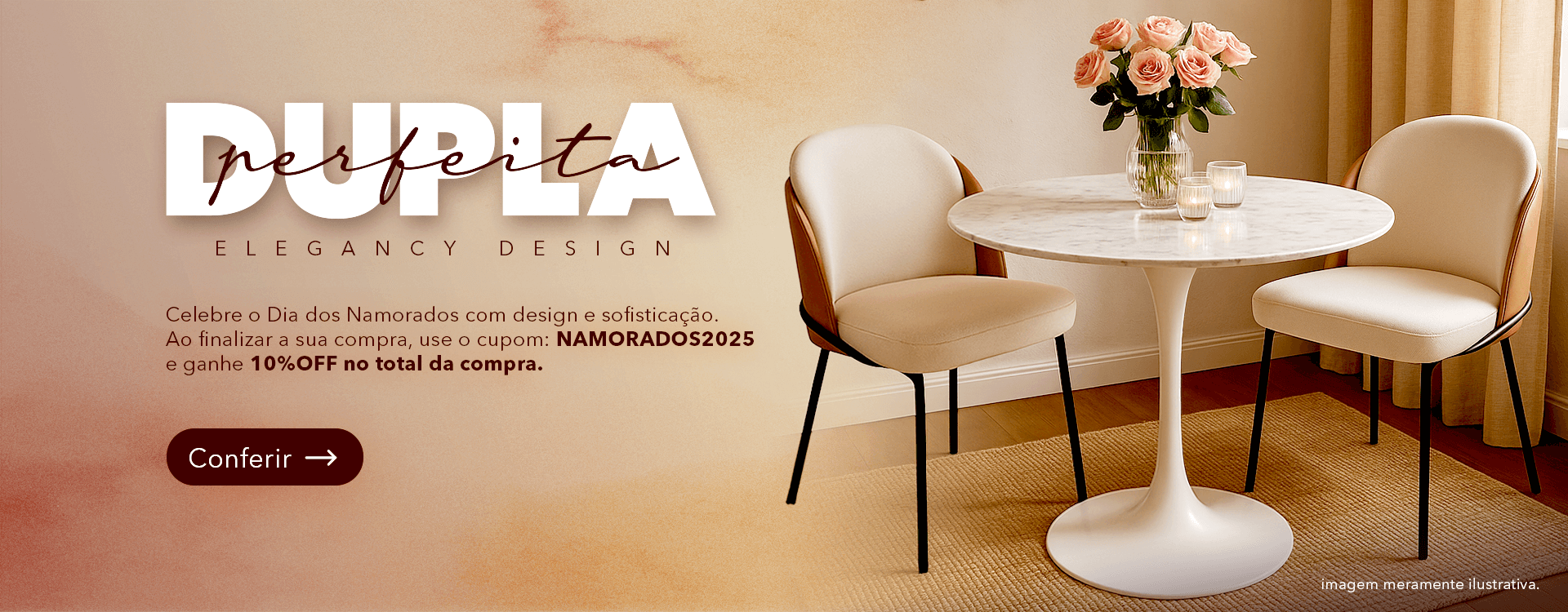 banner para promoção de dia dos namorados